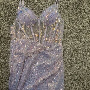 Elegant Sequin Mini Dress